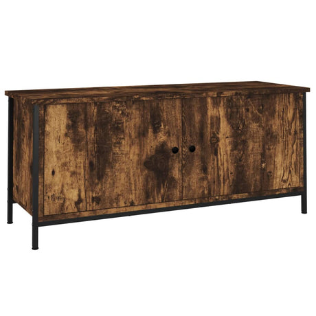 Vidaxl tv-meubel 102x35x45 cm bewerkt hout gerookt eikenkleurig
