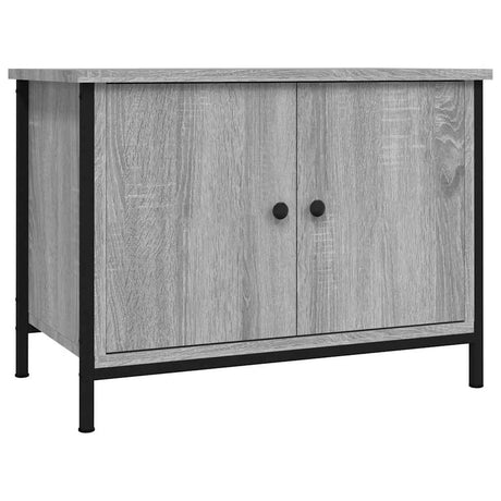 Vidaxl tv-meubel met deuren 60x35x45 cm bewerkt hout grijs sonoma