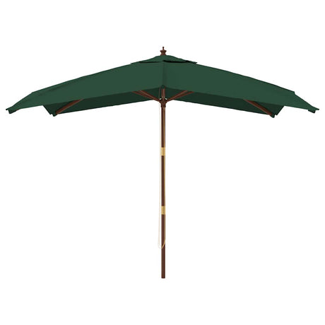 Parasol Vidaxx z drewnianym słupkiem 300x300x273 cm zielony