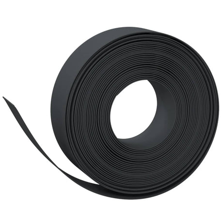 Krawędź ogrodowa Vidaxl 10 m 15 cm polietylen czarny