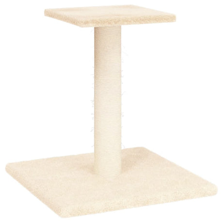 Vidaxl Scrating Post z platformą 38 cm -krem