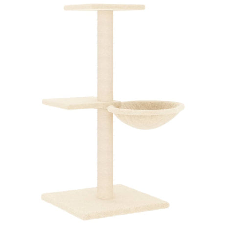 Vidaxl Cat Furniture z Sisal Scratosing Posts 72 cm kremowe kremowe