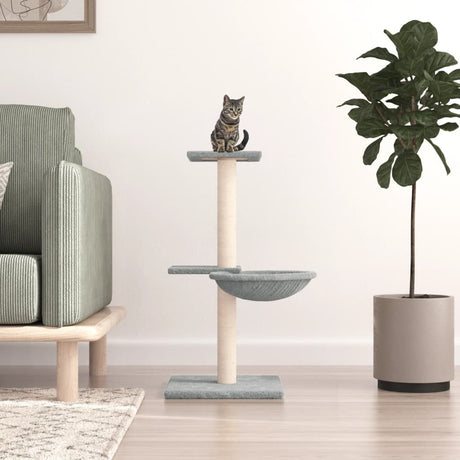 Vidaxl Cat Furniture z Sisal Scrating Posts 72 cm jasnoszary