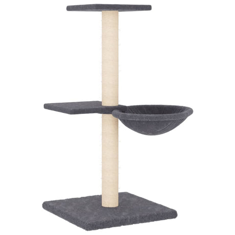 Vidaxl Cat Furniture z Sisal Scratosing Posts 72 cm ciemnoszary