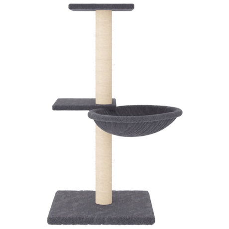 Vidaxl Cat Furniture z Sisal Scratosing Posts 72 cm ciemnoszary