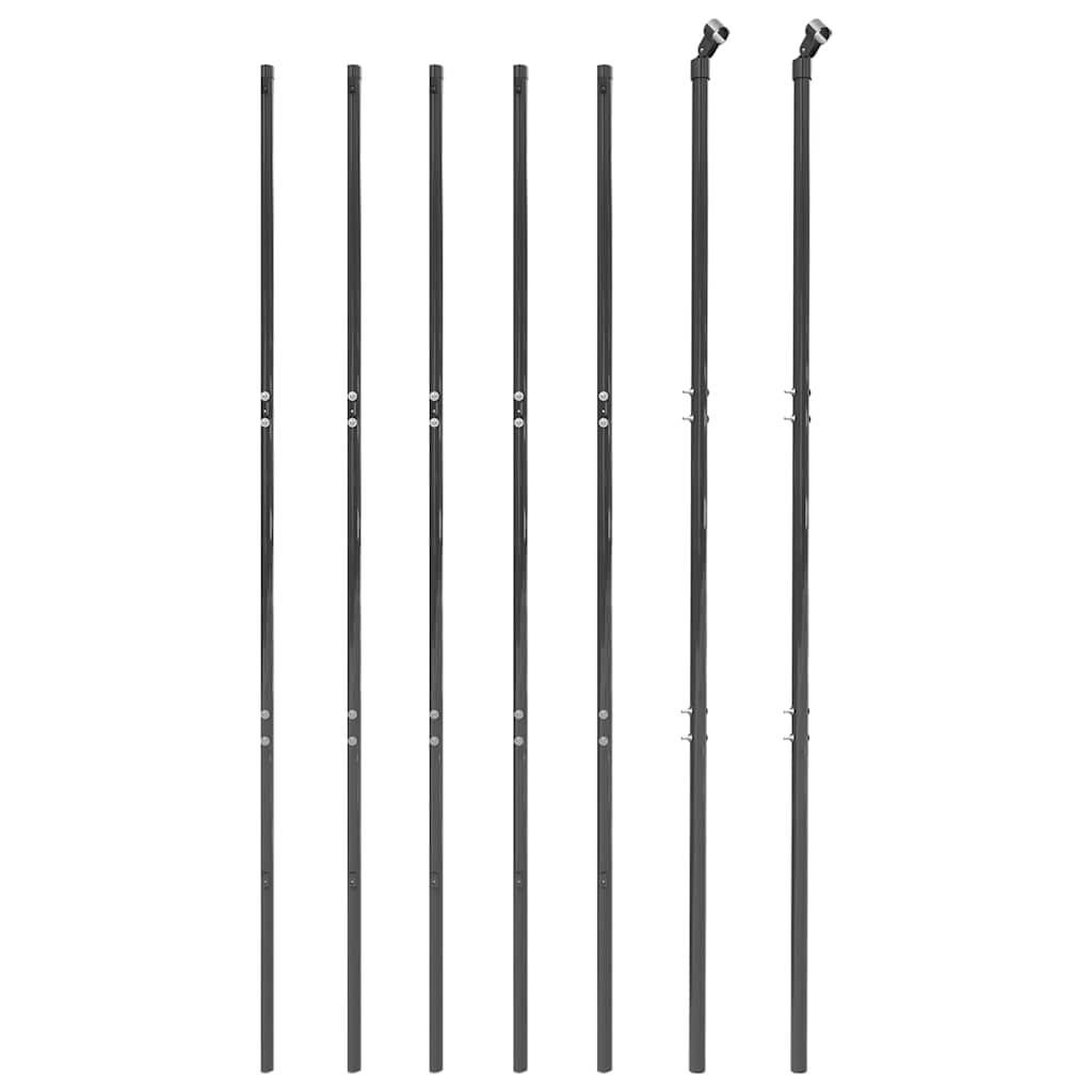 Ogrodzenie siatkowe Vidaxl 2x10 m antracyt