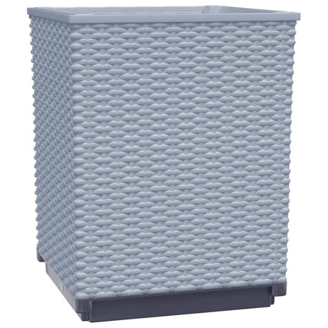 Donice Vidaxx 2 szt. 30x30x37 cm polipropylen jasnoszary