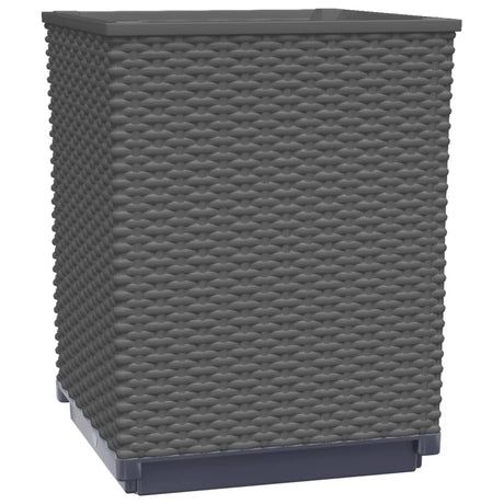 Donice Vidaxx 2 szt. 30x30x37 cm polipropylen czarne
