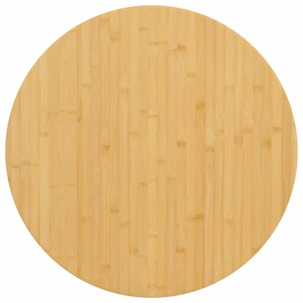 Vidaxl tafelblad ø 80x1,5 cm bamboe