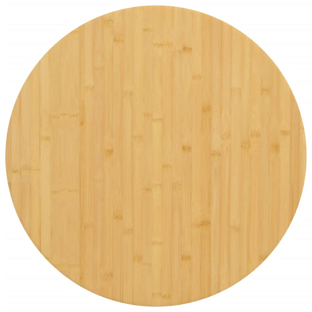 Vidaxl tafelblad ø 60x2,5 cm bamboe