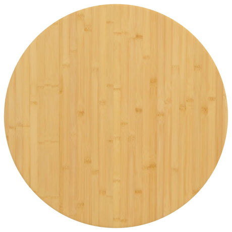 Vidaxl tafelblad ø 80x2,5 cm bamboe