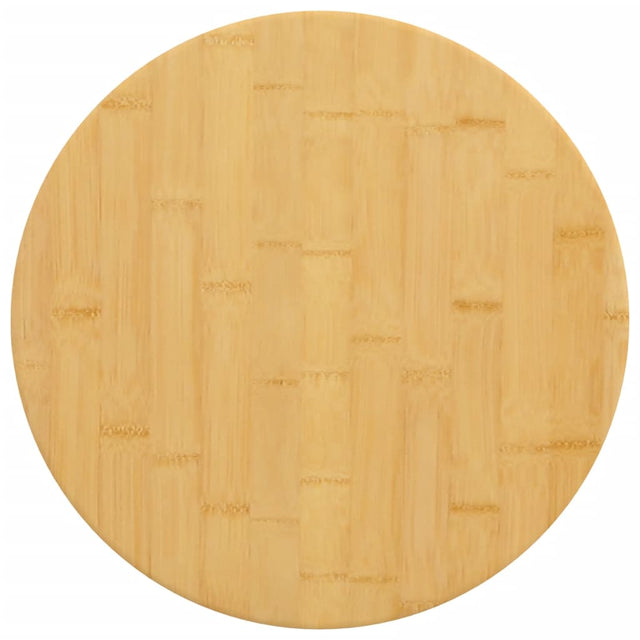 Vidaxl tafelblad ø 50x4 cm bamboe