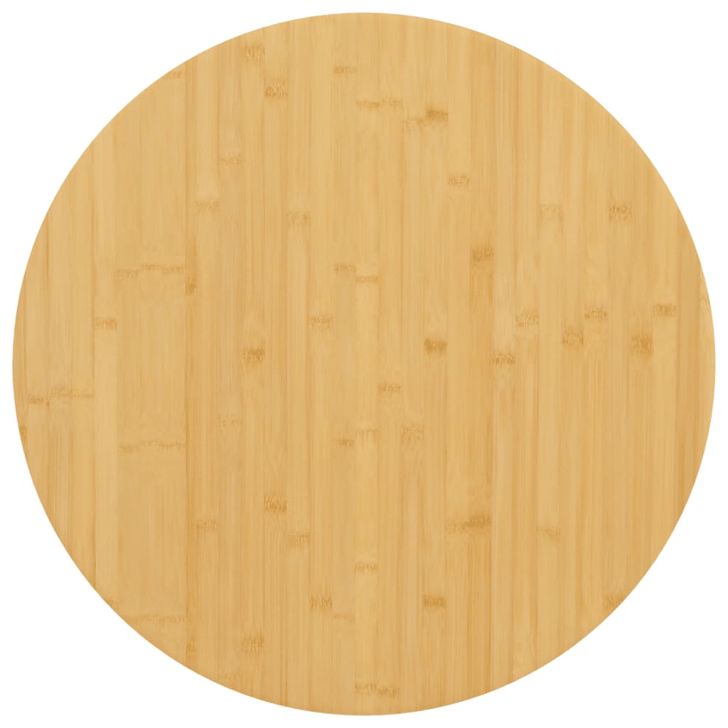 Vidaxl tafelblad ø 60x4 cm bamboe