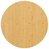Vidaxl tafelblad ø 60x4 cm bamboe