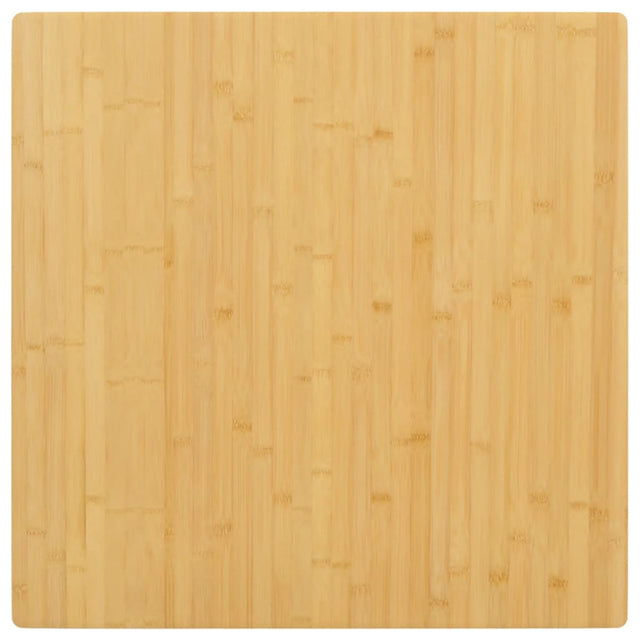 Vidaxl tafelblad 80x80x2,5 cm bamboe