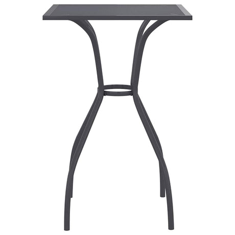 Vidaxl tuintafel 50x50x72 cm staalgaas antracietkleurig