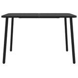 Vidaxl tuintafel 110x80x71 cm staal antracietkleurig