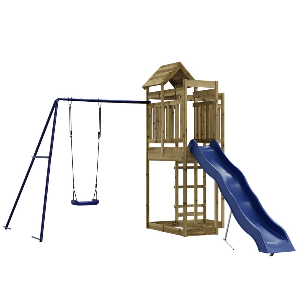 Impregnowane drewno sosnowe VidaXL Playhouse