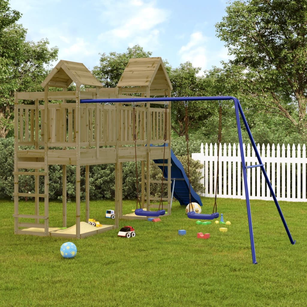 Impregnowane drewno sosnowe VidaXL Playhouse