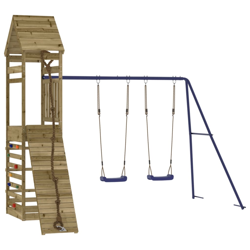 Impregnowane drewno sosnowe VidaXL Playhouse