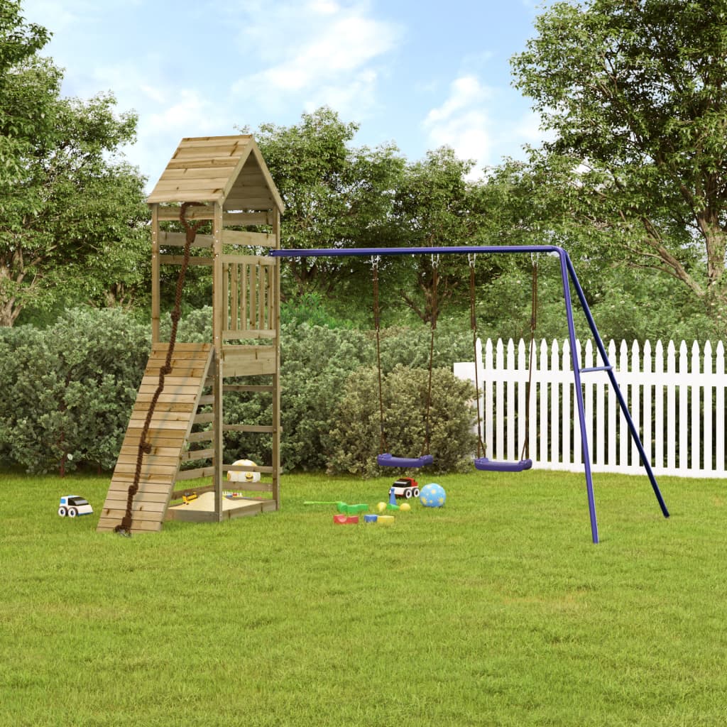 Impregnowane drewno sosnowe VidaXL Playhouse