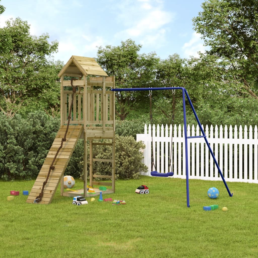 Impregnowane drewno sosnowe VidaXL Playhouse