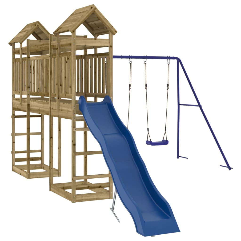 Impregnowane drewno sosnowe VidaXL Playhouse
