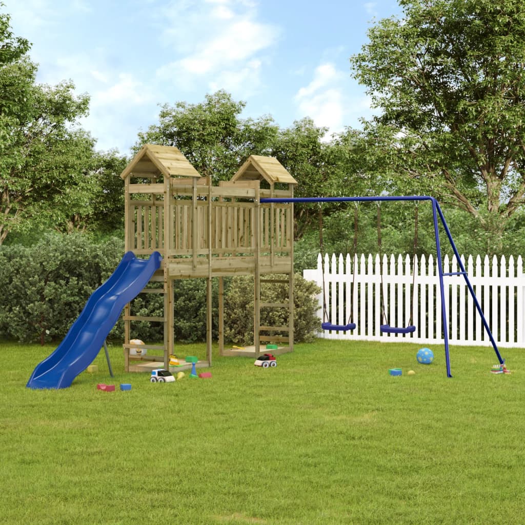 Impregnowane drewno sosnowe VidaXL Playhouse