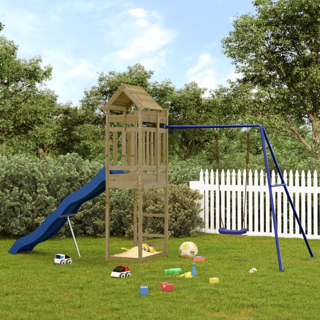 Impregnowane drewno sosnowe VidaXL Playhouse