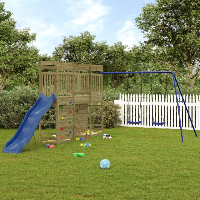 Impregnowane drewno sosnowe VidaXL Playhouse