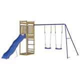 Impregnowane drewno sosnowe VidaXL Playhouse