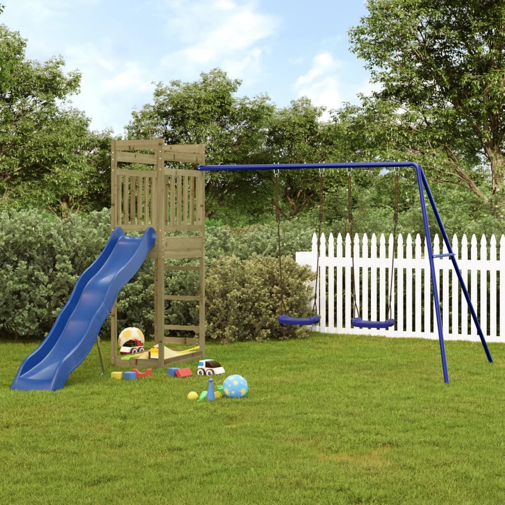 Impregnowane drewno sosnowe VidaXL Playhouse