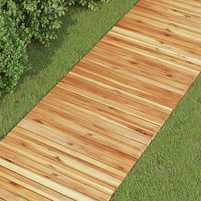 Vidaxl tuinpad 200x50 cm massief acaciahout