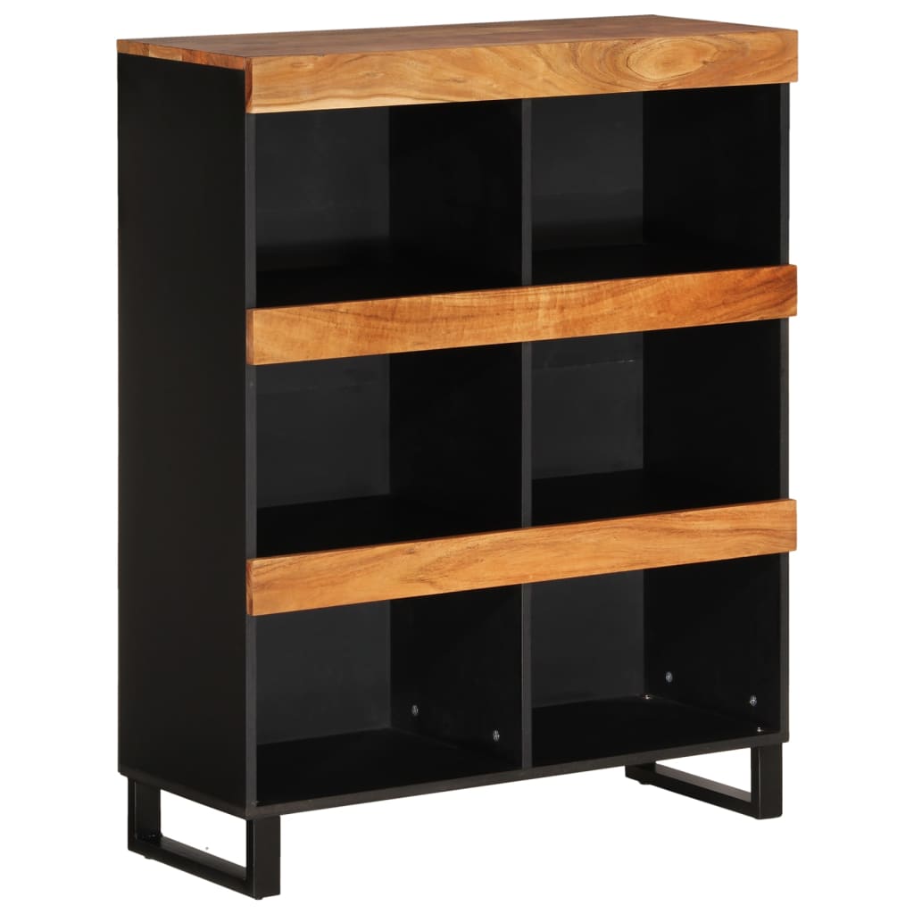 Vidaxl bijzetkast 85x33x107 cm massief acaciahout