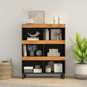 Vidaxl bijzetkast 85x33x107 cm massief acaciahout