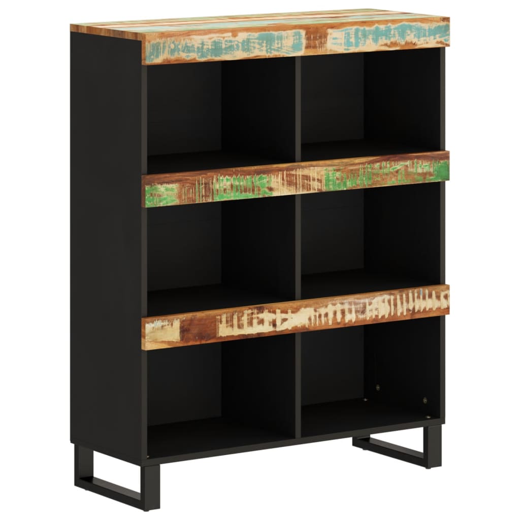 Vidaxl bijzetkast 85x33x107 cm massief gerecycled hout