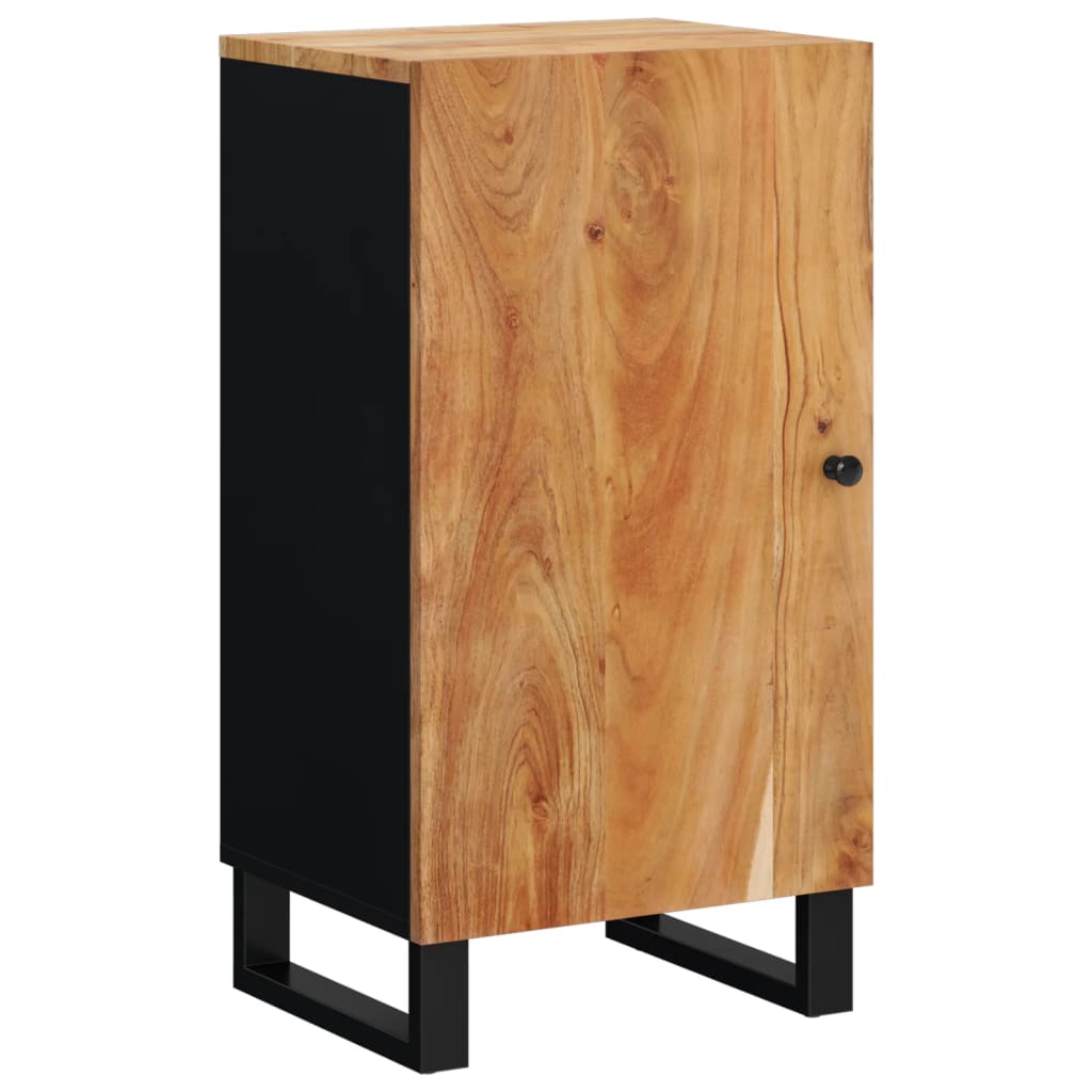 Vidaxl dressoir met deur 40x31x75 cm massief acaciahout