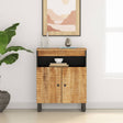Vidaxl dressoir met 2 deuren 60x33x75 cm massief mangohout