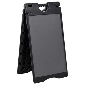Vidaxl Sandwichbord 45x7x84.5 cm HDPE Black