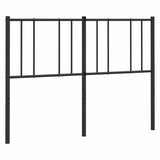 Vidaxl vervangend hoofdbord 150 cm metaal zwart