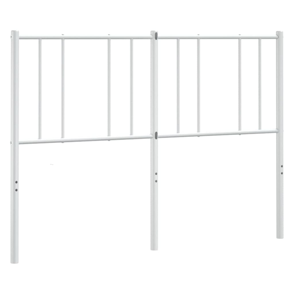 Vidaxl vervangend hoofdbord 150 cm metaal wit