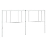 Vidaxl vervangend hoofdbord metaal wit 200 cm