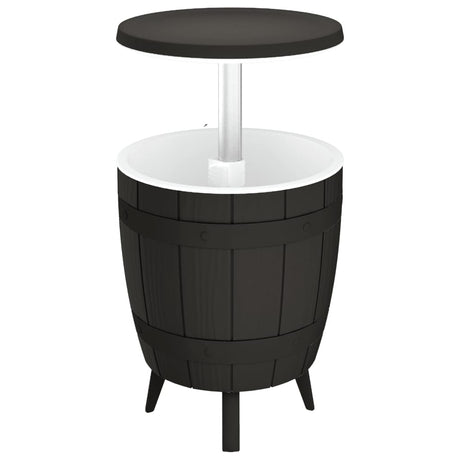 Vidaxl ijskoeltafel 3-in-1 polypropeen zwart