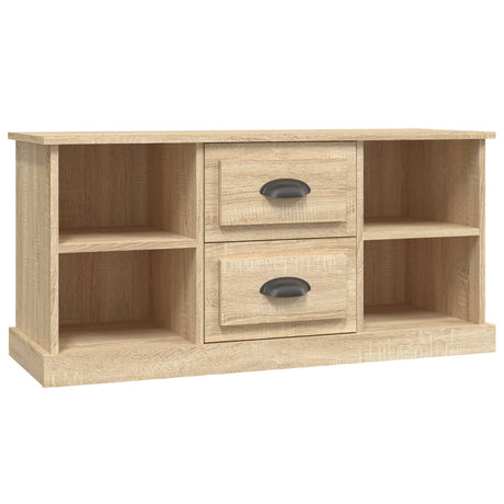 Vidaxl tv-meubel 99,5x35,5x48 cm bewerkt hout sonoma eikenkleurig