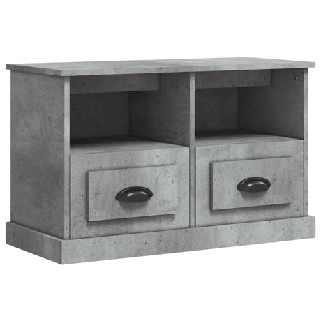 Vidaxl tv-meubel 80x35x50 cm bewerkt hout betongrijs