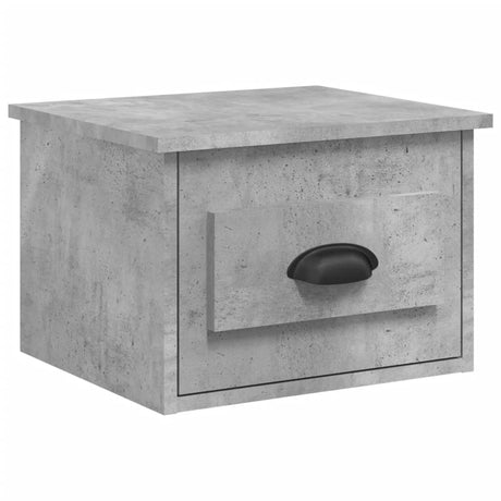 Vidaxl nachtkastje wandgemonteerd 41,5x36x28 cm betongrijs
