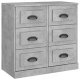 Vidaxl dressoir 70x35,5x67,5 cm bewerkt hout betongrijs