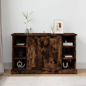 Vidaxl dressoir 100x35,5x60 cm bewerkt hout gerookt eikenkleurig
