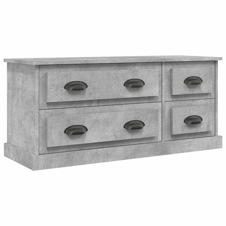 Vidaxl tv-meubel 100x35,5x45 cm bewerkt hout betongrijs