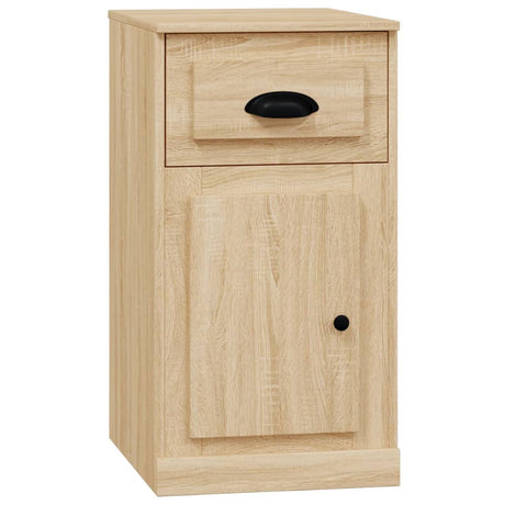 Vidaxl bijzetkast met lade 40x50x75 cm bewerkt hout sonoma eikenkleur